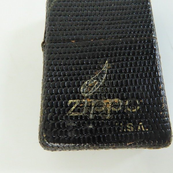 ZIPPO/ジッポー レザー/革巻き ブラック /LPL_画像8