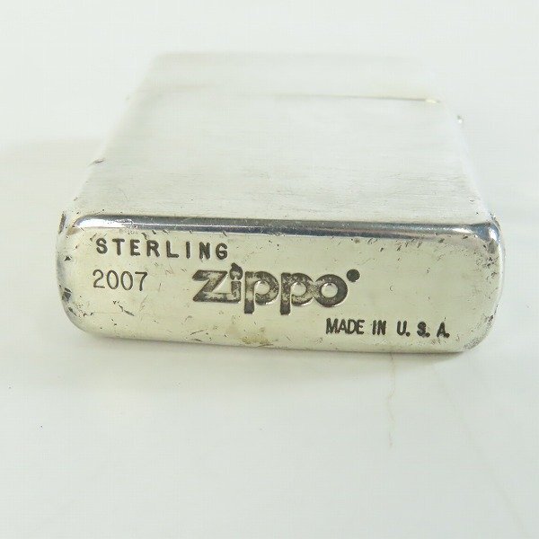 ZIPPO/ジッポー STERLING SILVER/スターリング シルバー プレーン 2007年製 /LPL_画像4