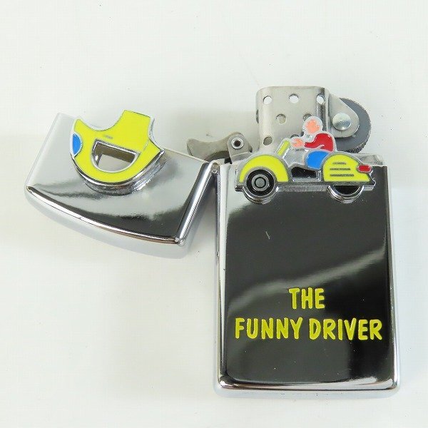 ZIPPO/ジッポー スリム JOKE BOX SERIES THE FUNNY DRIVER/96年製 /LPL_画像6