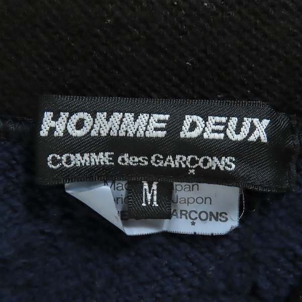 ☆COMME des GARCONS HOMME DEUX/コムデギャルソンオムドゥ AD2012 カーディガン/M /060の画像3