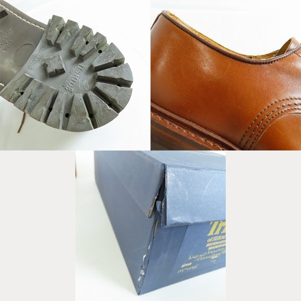 Tricker's/トリッカーズ Cap Toe Country Shoes/キャップ トゥ カントリーシューズ/革靴 M7195/7 /080の画像7