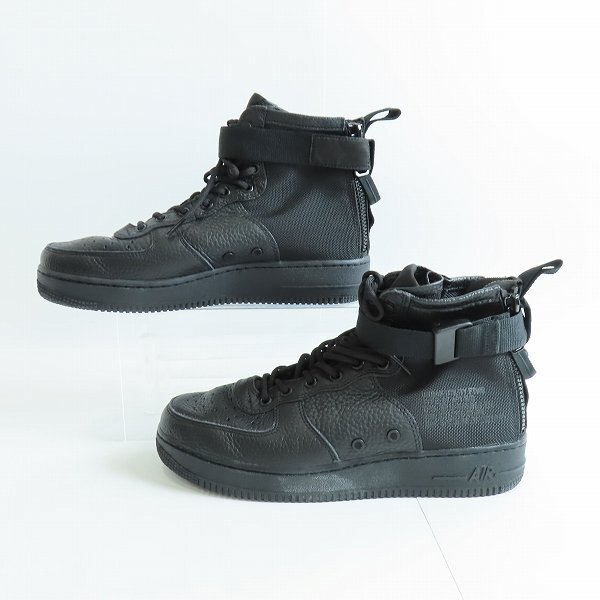 NIKE/ナイキ SF AF 1 MID/スペシャルフィールド エアフォース1 ミッド ブラック 917753-005/27.0 /080の画像4