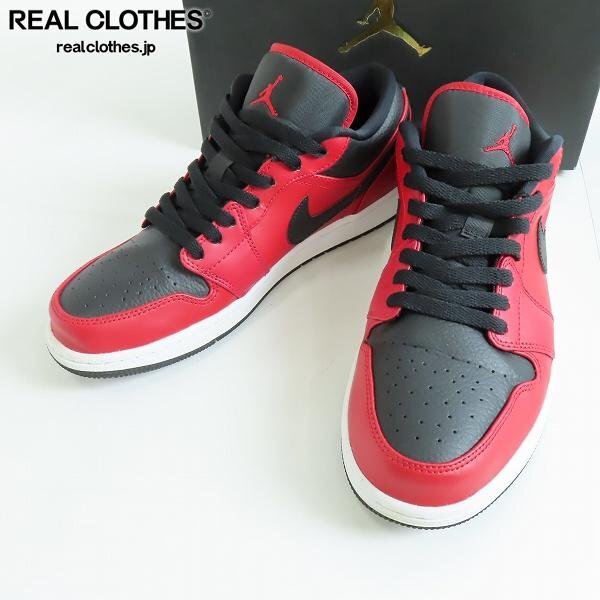 NIKE/ナイキ AIR JORDAN 1 LOW GYM RED/エアジョーダン1 ジムレッド シューズ/スニーカー 553558-605/28 /080の画像1