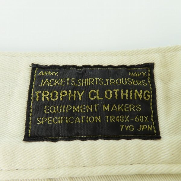 TROPHY CLOTHING/トロフィークロージング ストレートパンツ/トラウザーパンツ ネイビー/34 /060の画像3