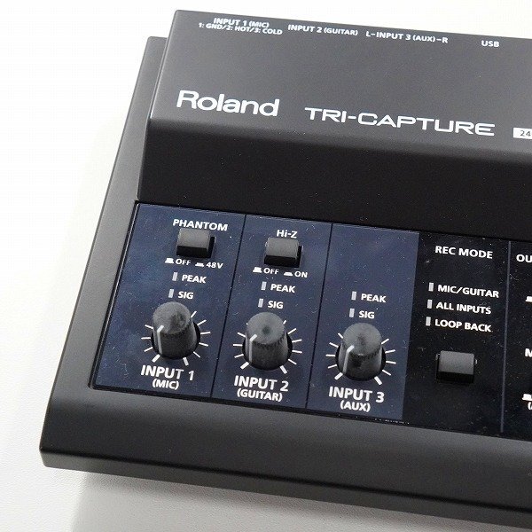 Roland/ローランド TRI-CAPTURE オーディオキャプチャー オーディオインターフェース 通電確認済み /060の画像3