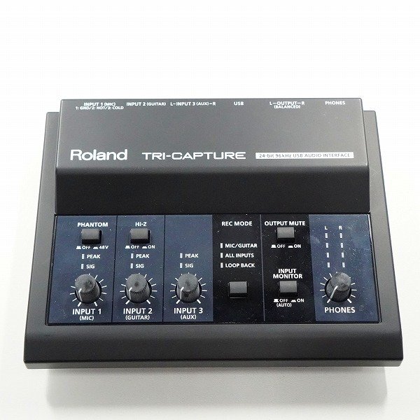 Roland/ローランド TRI-CAPTURE オーディオキャプチャー オーディオインターフェース 通電確認済み /060の画像2