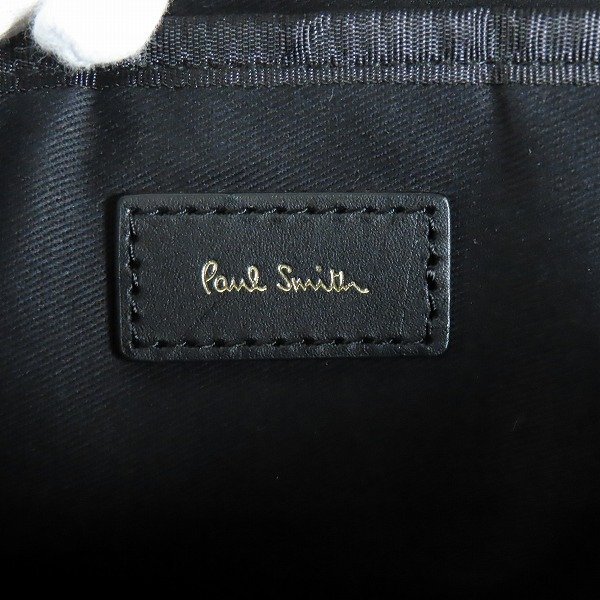 Paul Smith/ポールスミス ブロックレザー ストライプ トートバッグ/ハンドバッグ /100の画像5