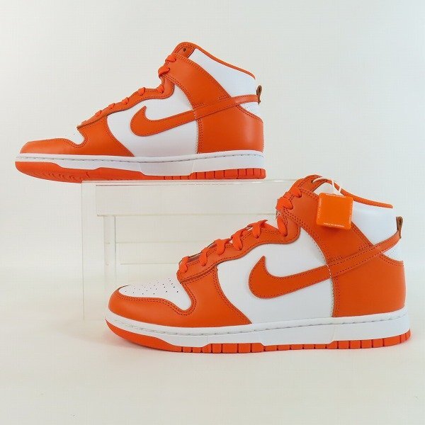 【未使用】NIKE/ナイキ DUNK HIGH RETRO SYRACUSE/ダンクハイ シラキュース DD1399-101/28 /080の画像4