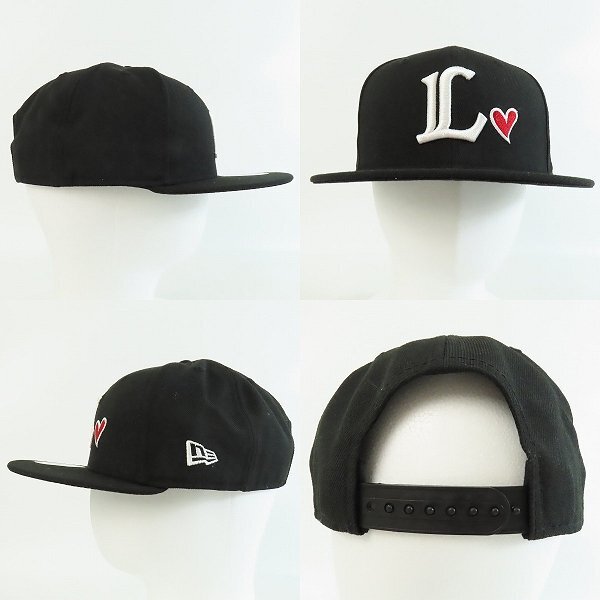 NEW ERA/ニューエラ 西武ライオンズ 9FIFTY キャップ Lions Heart L Black/White スナップバック /000の画像2