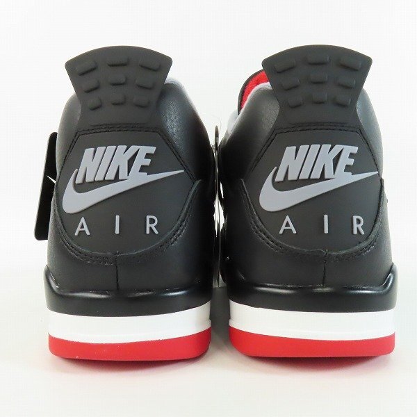 【未使用】NIKE/ナイキ AIR JORDAN 4 BRED REIMAGINED/エアジョーダン4 レトロ ブレッド リイマジンド FV5029-006/27.5 /080