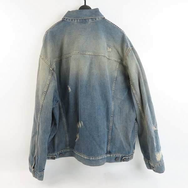 *ACNE STUDIOS/ Acne s Today male damage processing Denim jacket /080