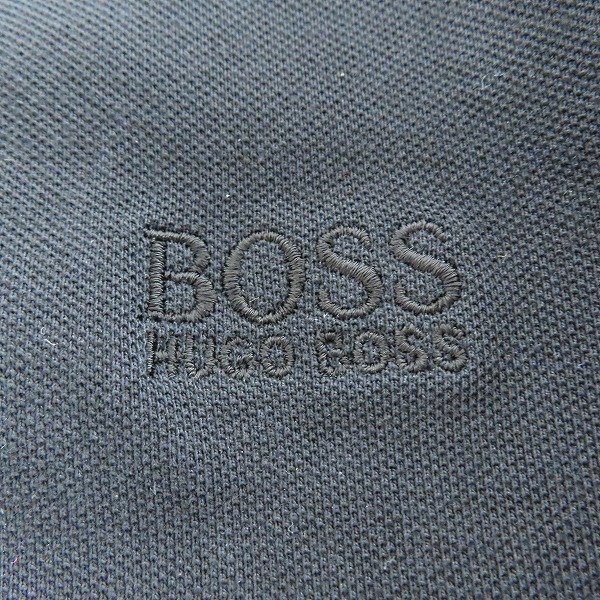 ☆Hugo Boss/ヒューゴボス Regular Fit Polos in Cotton PALLAS ロゴ刺繍ポロシャツ 10108581/M /LPLの画像8