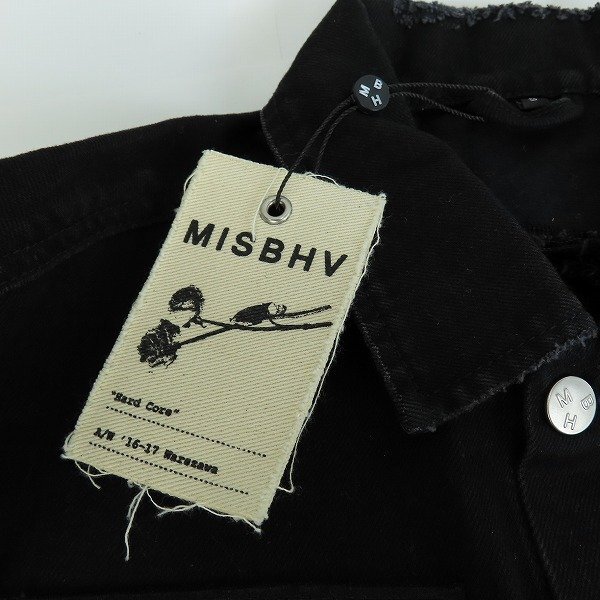 ☆【未使用】MISBHV/ミスビヘイブ 16AW DENIM JACKET/ダメージ デニムジャケット/S /060の画像4