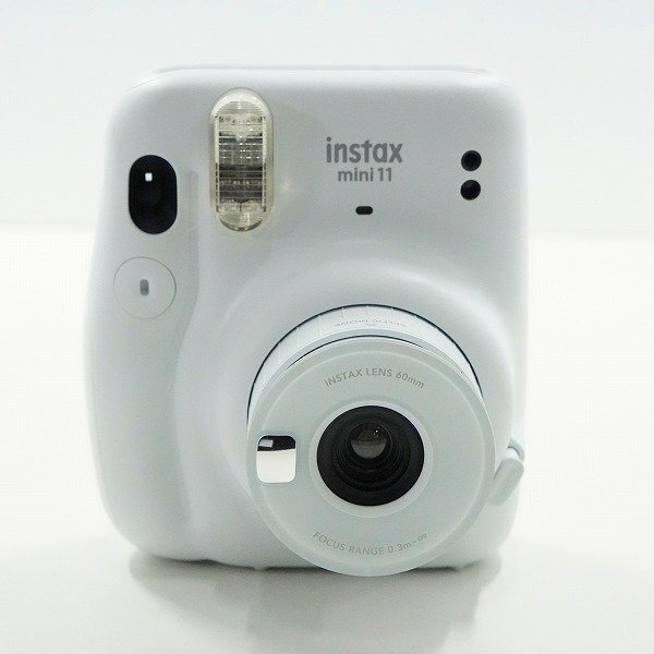 FUJIFILM/ Fuji film instax mini 11 Cheki instant camera ice white simple operation verification ending /000