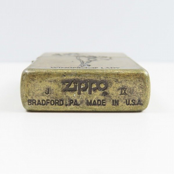 ZIPPO/ジッポー WINDY/ウィンディ WINDPROOF LADY 古美仕上げ 1993年製 /LPL