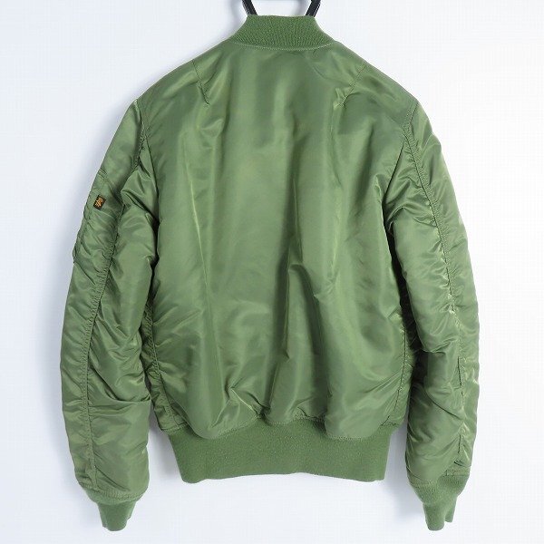 ☆ALPHA INDUSTRIES/アルファインダストリーズ リバーシブル MA-1/フライトジャケット 20004-203 S /080の画像2