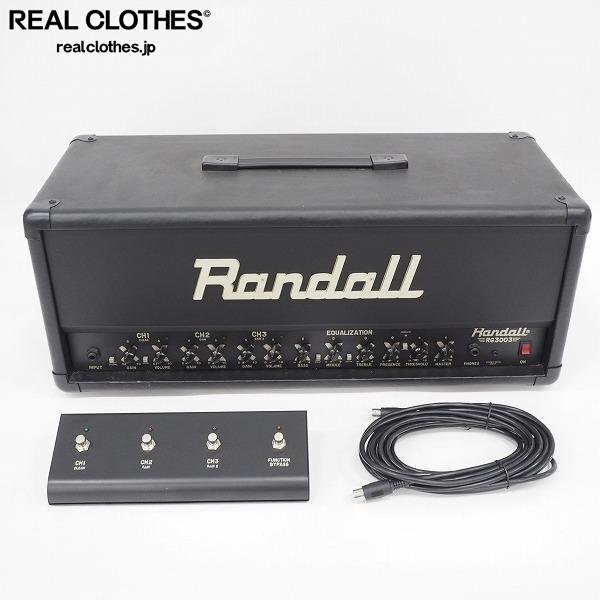 ★【電源ケーブル欠品】Randall/ランドール RG3003 エレキギター用ヘッドアンプ フットスイッチ付/簡易動作確認済 同梱×/D4Xの画像1