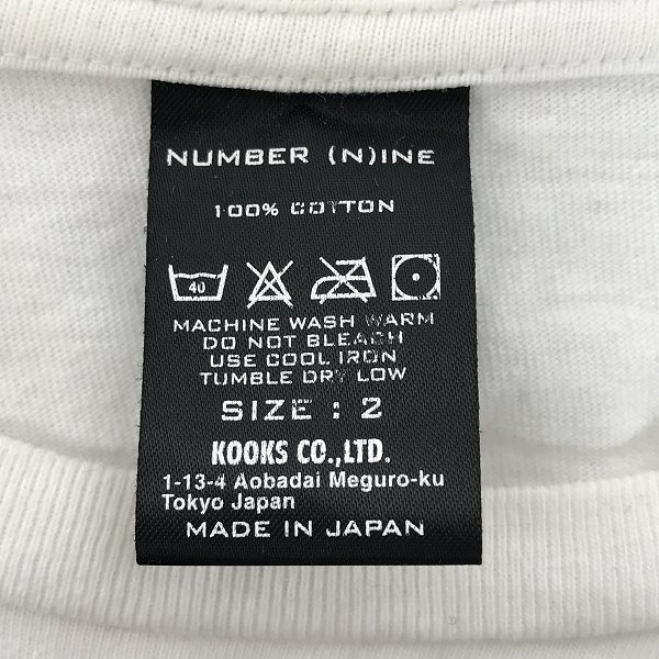 ☆NUMBER (N)INE/ナンバーナイン MILK & COOKIES Tシャツ 2 /LPLの画像3