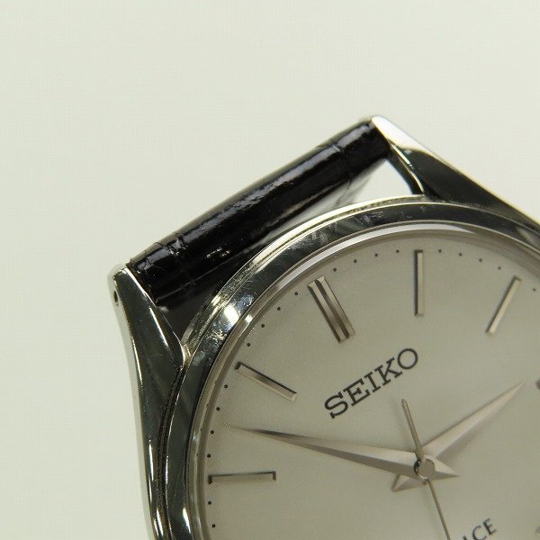 SEIKO/セイコー ドルチェ 純正ベルト付き ホワイト文字盤 腕時計 8J41-0AJ1 /000の画像5