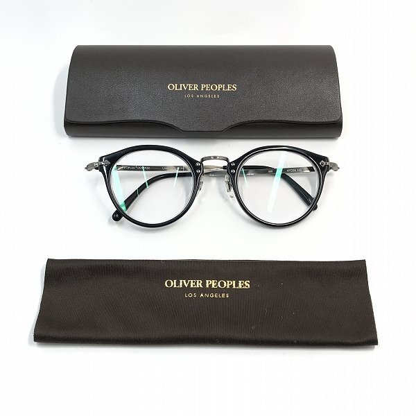 OLIVER PEOPLES/オリバーピープルズ Limited Edition 雅 度入り メガネフレーム/アイウェア 505 BKP /000の画像10