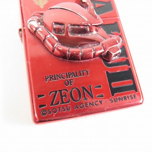 Zippo/ジッポー 機動戦士ガンダム ZAKU II ZEON 赤い彗星 シャアザク 2008年製 /LPLの画像7