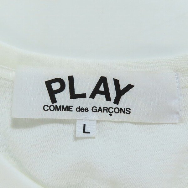 ☆PLAY COMME des GARCONS/プレイコムデギャルソン ハートロゴ ブラック Tシャツ AZ-T068/L /LPL
