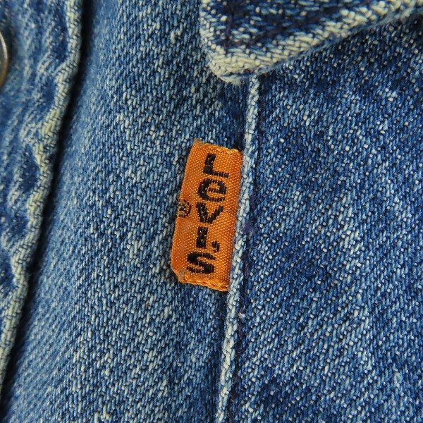 ☆LEVIS/リーバイス オレンジタブ デニムシャツ S /060の画像4