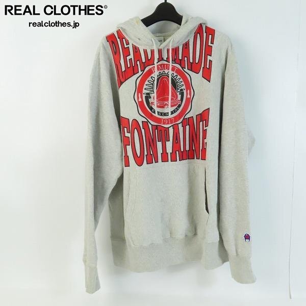 ☆READYMADE/レディメイド HOODIE FONTAINE コットン プルオーバーパーカー/S /060_詳細な状態は商品説明内をご確認ください。