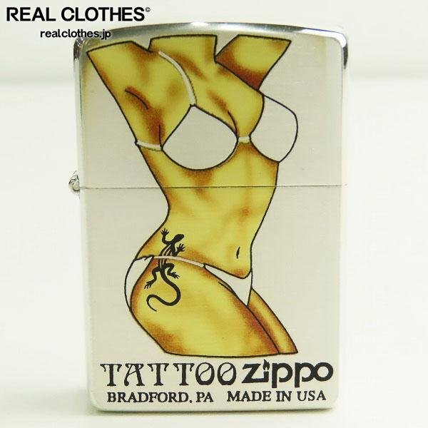 ZIPPO/ジッポー TATTOO/タトゥー サンバーン ガールプリント 04年製 /LPLの画像1