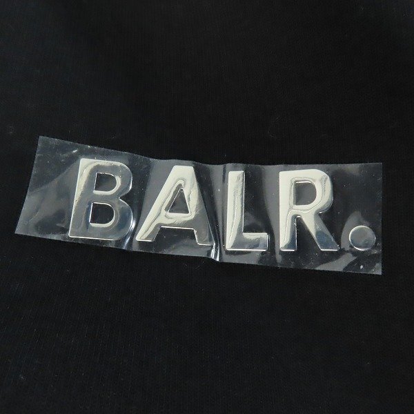 ☆【未使用】BALR./ボーラー ロゴプリント プルオーバーパーカー/フーディー/L /060の画像7
