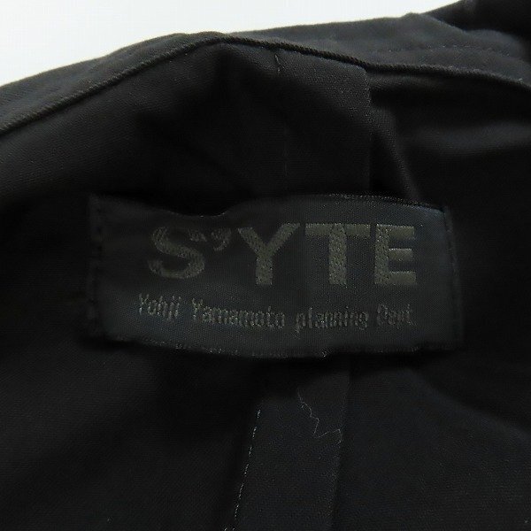 ☆S'YTE/サイト ヨウジヤマモト GABARDINE STRETCH WRAP HAORI TAILORED JACKET/テーラードジャケット UB-J35-912/3 /060の画像3