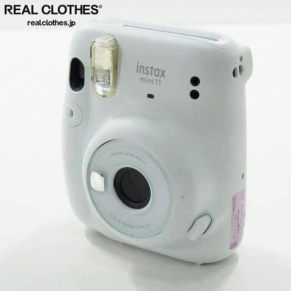 FUJIFILM/富士フィルム instax mini 11 チェキ インスタントカメラ アイスホワイト 簡易動作確認済み /000の画像1