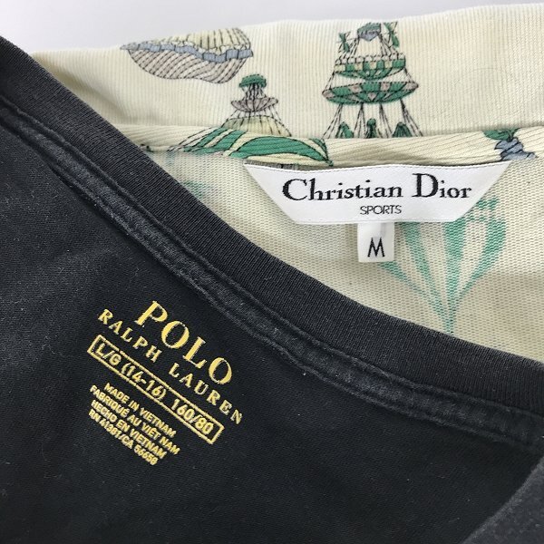 【おまとめ】Christian Dior SPORTS/STUSSY/POLO RALPH LAUREN 他 カットソー Tシャツ/シャツ 等 /080の画像2