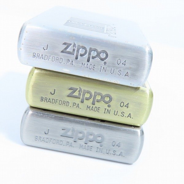 ZIPPO/ジッポー LUCKY STRIKE/ラッキーストライク 2005 Original ZIPPO Collection Series 木箱入り 04年製 3点セット /000_画像6