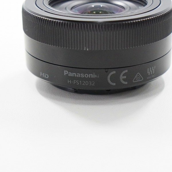 Panasonic/パナソニック H-FS12032 LUMIX G VARIO 1:3.5-5.6/12-32 ASPH. MEGA O.I.S. カメラ レンズ 動作確認済み /000の画像9