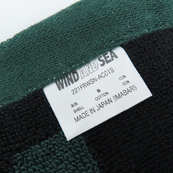 【未使用】WINDANDSEA×NEIGHBORHOOD/ウィンダンシー×ネイバーフッド NHWDS C-BATH タオル 221FRWSN-AC01S /000の画像2