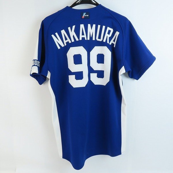 ☆MIZUNO/ミズノ 中日ドラゴンズ #99 中村紀洋 ユニフォーム プロモデル NPB 支給品 2008年/L /000の画像2