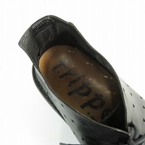(1)trippen/ Trippen GOLF перфорированная кожа гонки выше обувь 42 /080