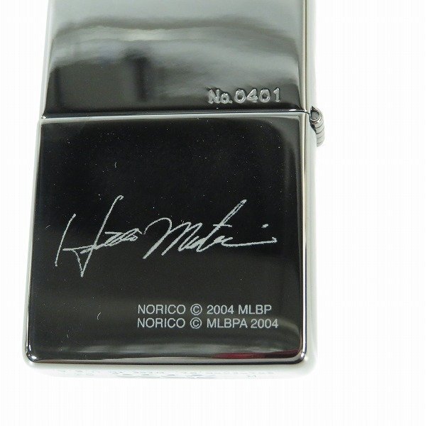 ZIPPO/ジッポー NEWYORK YANKEES/ニューヨークヤンキース 55 MATSUI HIDEKI/松井秀喜 no.0401 04年製 /000の画像7