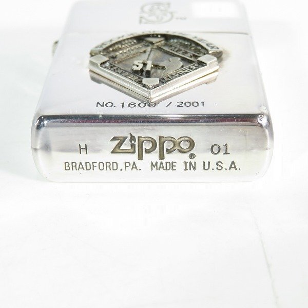 ZIPPO/ジッポー ROOKIE OF THE YEAR 2001 MLB SEATTLE MARINERS 51 ICHIRO イチロー メタル貼り no.1600 2001年製 /000の画像4