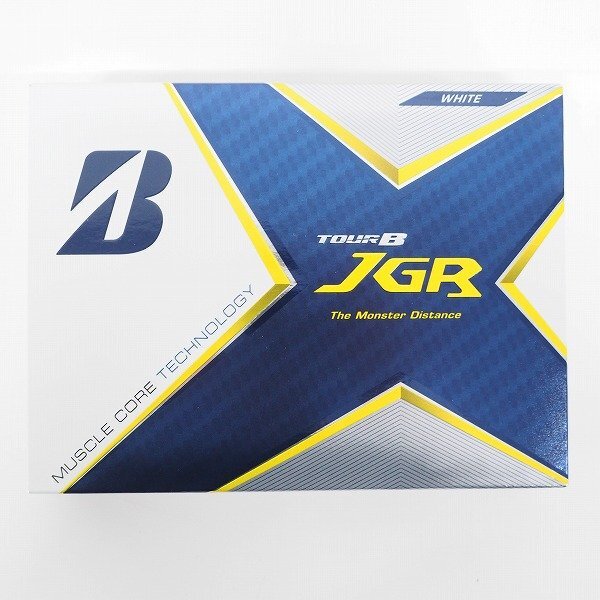 【未使用】BRIDGESTONE/ブリヂストン TOUR B JGR WHITE ゴルフボール ホワイト 1ダース /000の画像3