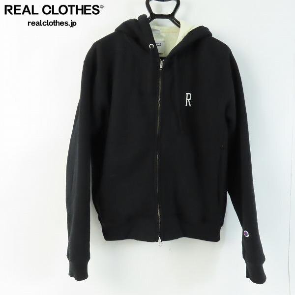 ☆RHC Ron Herman×Champion/ロンハーマン×チャンピオン Liner Thermal Zip Hoodie ライナーサーマルジップ フーディ/S /080の画像1