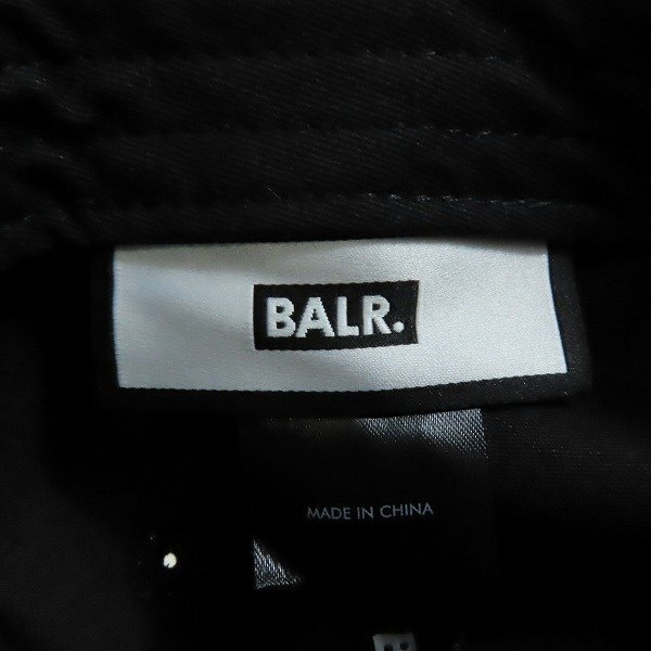 【未使用】BALR./ボーラー Classic Cotton Cap ベースボールキャップ ブラック B10015/One Size /000の画像4
