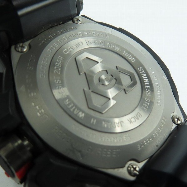 G-SHOCK/Gショック スカイコックピット GRAVITYMASTER タフソーラー GPW-1000-1AJF /000の画像4