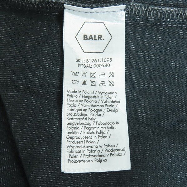 *BALR./ Borer -D13 Straight Washed Hoodiewoshu processing Parker B1261-1095/XL /060