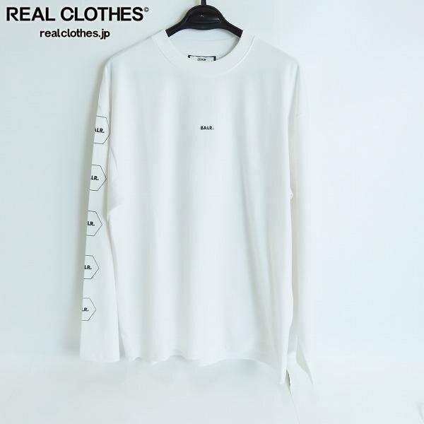 ☆【未使用】BALR./ボーラー 日本限定 JP OLAF STRAIGHT BIG LOGO LONGSLEEVE T-SHIRT/ロングスリーブTシャツ B1111.1055/L /LPLの画像1