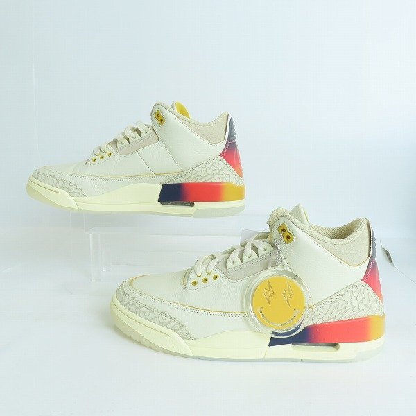 【未使用】NIKE/ナイキ AIR JORDAN 3 RETRO SP J BALVIN SUNSET エアジョーダン3 FN0344-901 27.5 /080の画像4