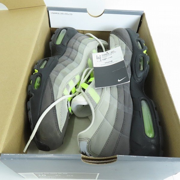 NIKE/ナイキ AIR MAX 95 OG NEON Yellow エアマックス95 554970-071 28 /080の画像9