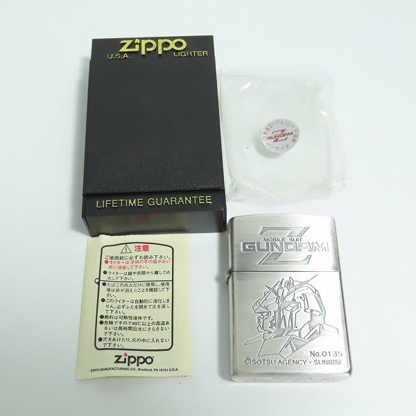 ZIPPO/ジッポー 機動戦士Zガンダム モビルスーツ No.0135 1999年製 /LPLの画像9