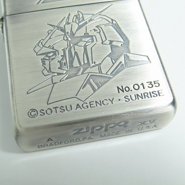 ZIPPO/ジッポー 機動戦士Zガンダム モビルスーツ No.0135 1999年製 /LPLの画像7